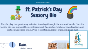 St. Patrick's Day Sensory Bin